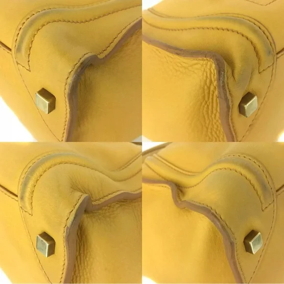 Authentic Micro Luggage Handbag In Drummed Calfskin comes with dustbag. - Picture 6 of 12